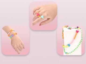 Großhandel B2B Kinderspielzeug Perlen Bastel Schmuck Set 518